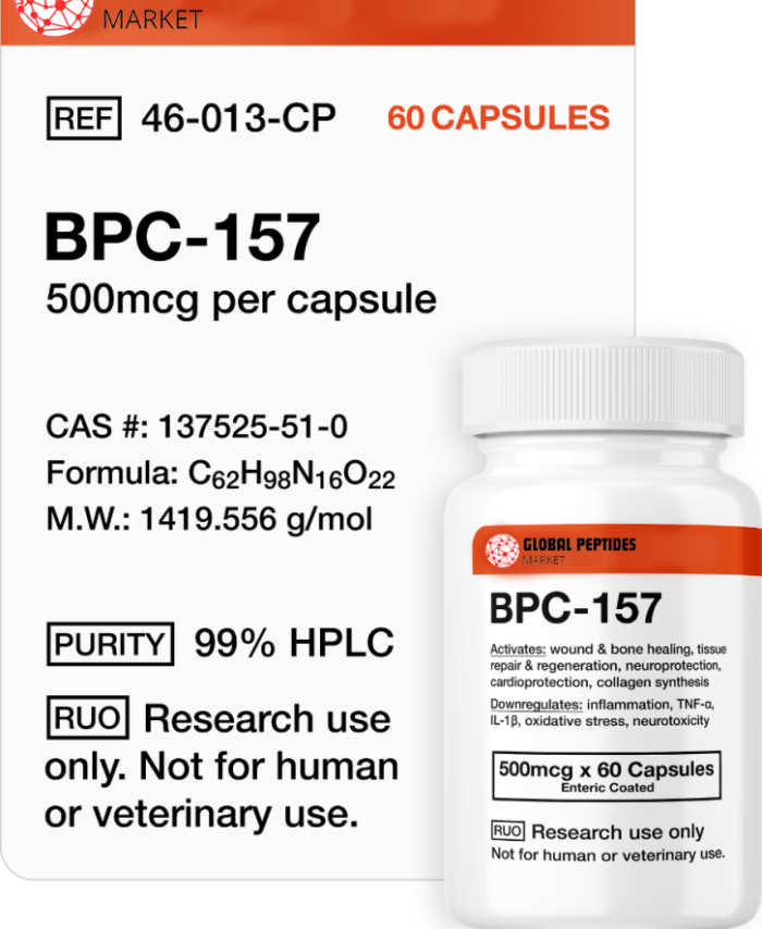 BPC 157 500mcg (60 Capsules)